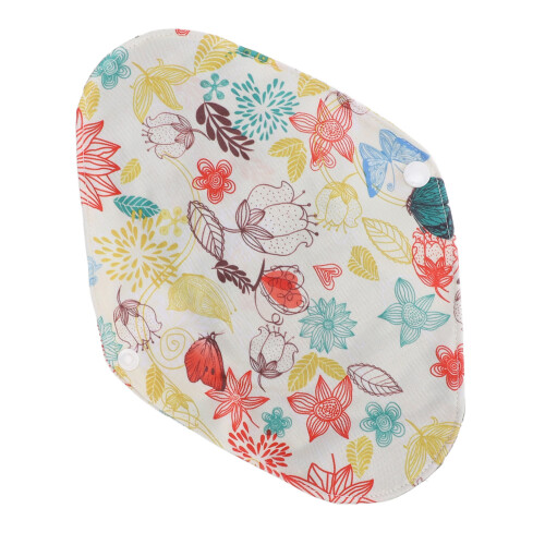(T05) 5pcs Bamboo Charcoal Reusable Sanitary Napkin Waterproof Comfortable 1