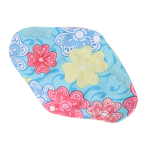 (T07) 5pcs Bamboo Charcoal Reusable Sanitary Napkin Waterproof Comfortable 1