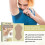 EELHOE 12PCS Disposable Underarm Patch Sweat Absorption Invisible 4