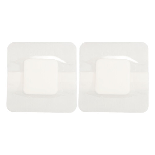 2pcs 10x10cm Adhesive Foam Bandage
