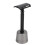 (Black) Doppelschneidiger Barttrimmer, langer Metallgriff, schwarz 4