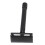 (Black) Doppelschneidiger Barttrimmer, langer Metallgriff, schwarz 5