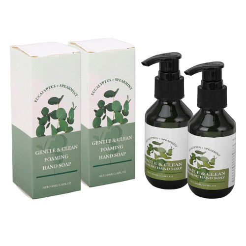 Sapone Mani Schiuma 2pz 100ml Eucalipto Menta Idratante