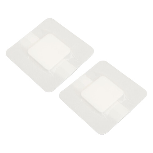 2pcs 10x10cm Adhesive Foam Bandage 1