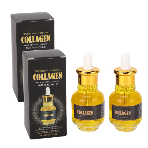 2x 40ml Anti-Aging-Serum feuchtigkeitsspendend & straffend