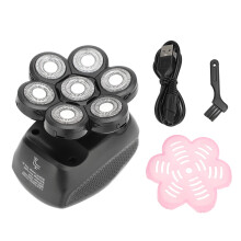 Elektrischer Kopfbart-Trimmer 7 Floating Köpfe Pflege-Set