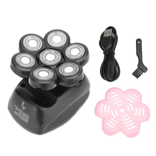 Elektrischer Kopfbart-Trimmer 7 Floating Köpfe Pflege-Set