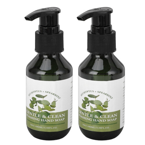 Sapone Mani Schiuma 2pz 100ml Eucalipto Menta Idratante 1