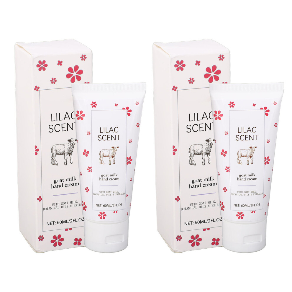 Cream 2Pcs 60Ml Goat Milk Hand Hydration For Dry Sensitive Skin