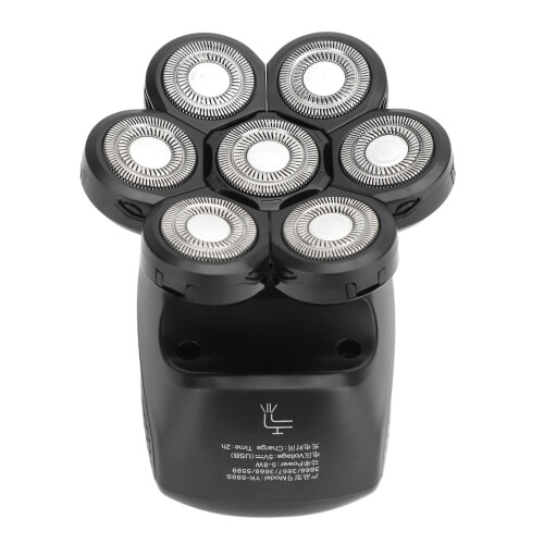 Elektrischer Kopfbart-Trimmer 7 Floating Köpfe Pflege-Set 2