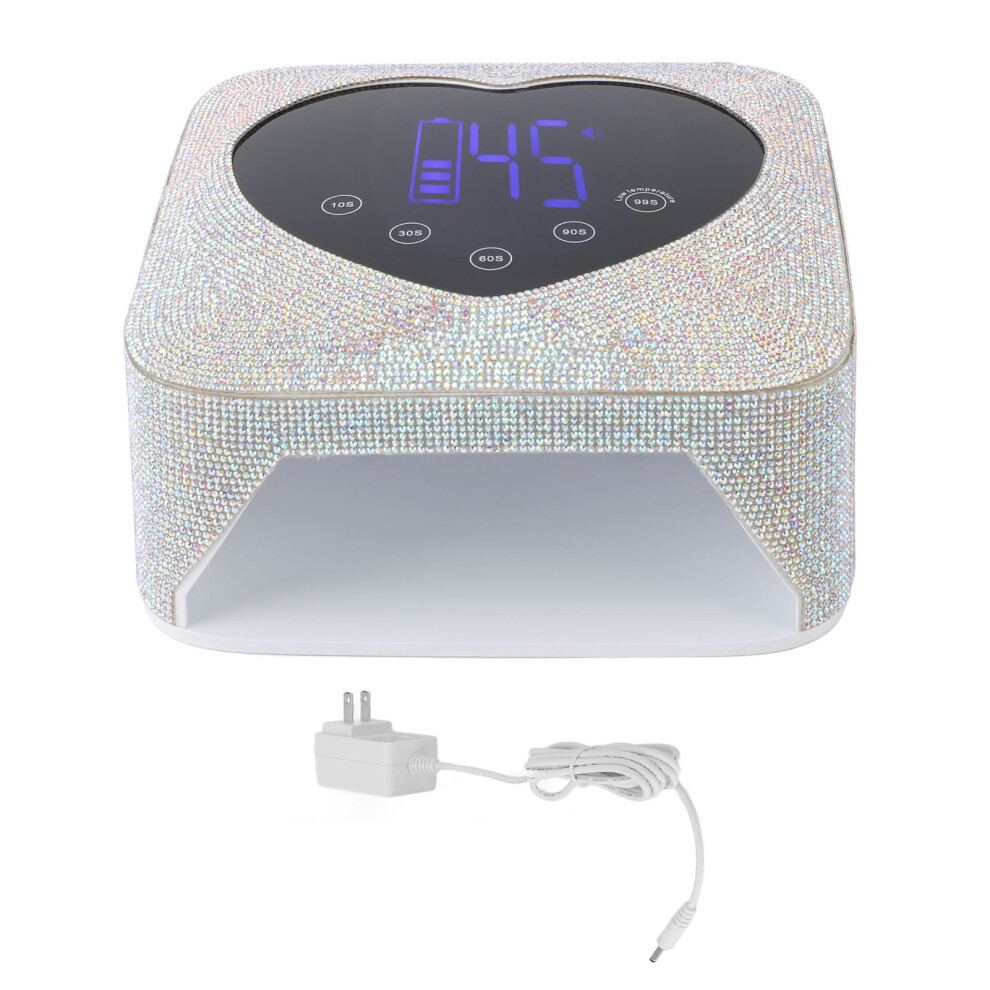 Light (Us Plug) 72W Nail Lamp 30 Chips 10S Fast Curing 5 Timer Gel Dryer 100-240V Us