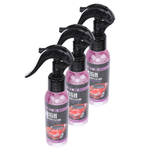 3x 100ml 3-in-1 Auto Coating Cream Wax 2