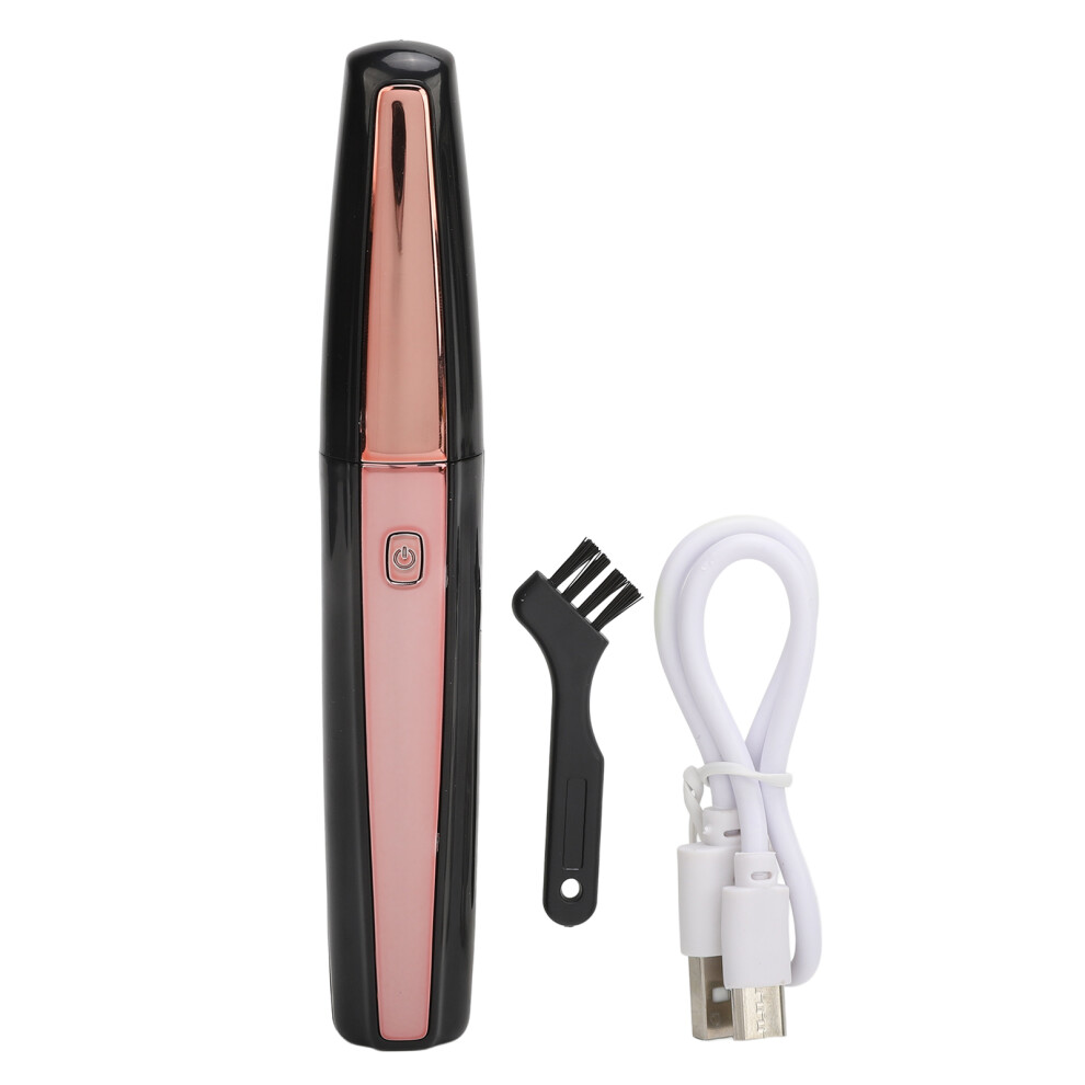 Black (Black) Electric Heated Eyelash Curler 4 Modes Rechargeable Fast Heat