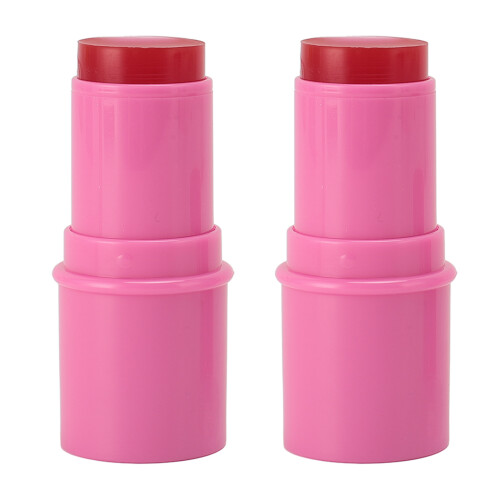 (Rose Pink) 5gx2 Multi-purpose Cream Blush Lipstick Red 2