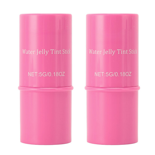 (Rose Pink) 5gx2 Multi-purpose Cream Blush Lipstick Red 1