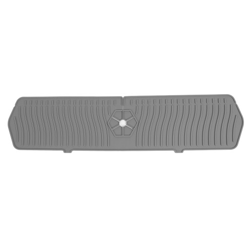 (Gray) Silikon Spritzschutz für Spüle 61x14,8 cm grau 1