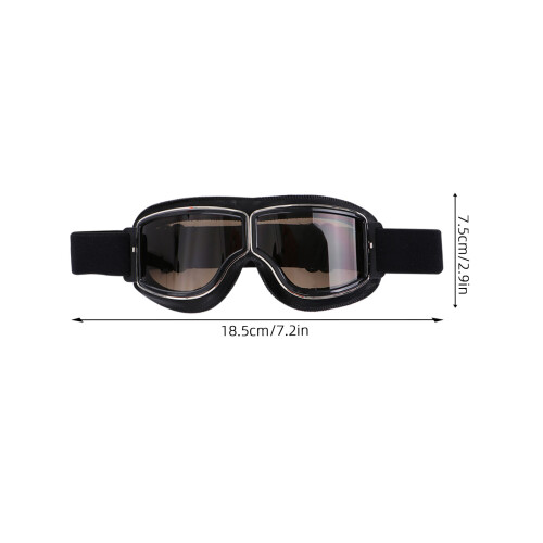 Vinter Ridglas Goggles Skidåkning Snowboard Svart Båg Lins 1