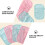 4Stk Baby Badehandschuhe, Sanfter Peeling- , Baumwolle, Bunt 11