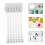 528Paires Autocollants Ronds Trace Nylon Polyester Décor 7