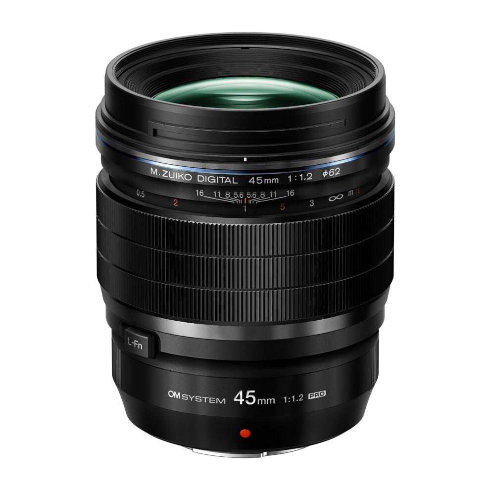 Om Olympus M.zuiko Ed 45Mm F/1.2 (Retail Packing) Black