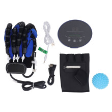 (Left Hand L) Finger-Reha-Roboterhandschuh 2000mAh Schlaganfall Blau Links M
