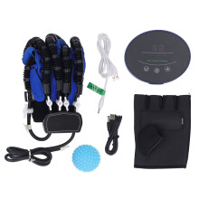 (Right Hand M) Finger-Reha-Roboterhandschuh 2000mAh Schlaganfall Blau Links M