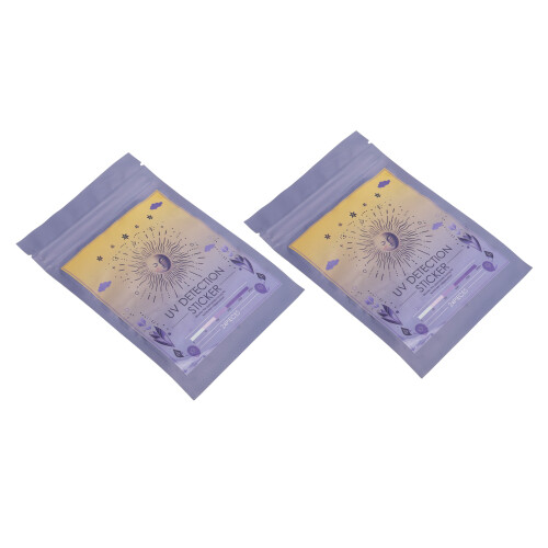 (Cloud Shaped) 2x UV Stickers 24pc Sun Detection Kids Adults 2
