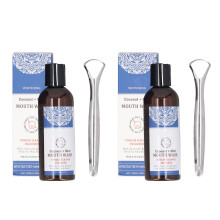 2 Set Collutorio Olio di Cocco e Raschietta Lingua 100ml
