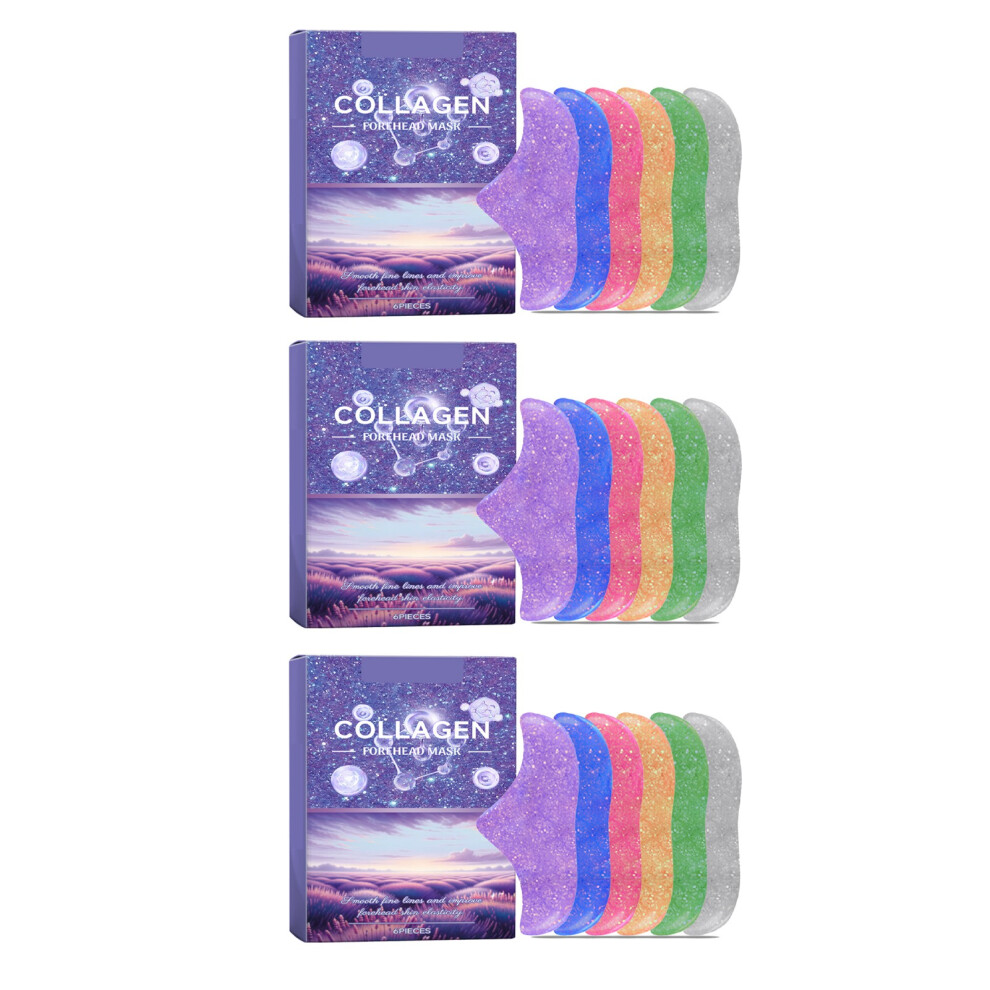 18pcs Forehead Patches Firming Moisturizing Collagen Wrinkle Removal