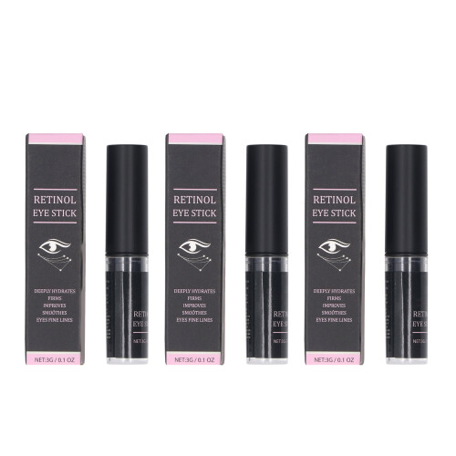 3Pcs Eye Cream Stick Wrinkle Removal Dark Circles Moisturizing
