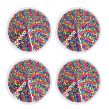 2 Pairs Round Sequin Nipple Covers Adhesive Stickers for Lingerie