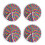 2x Round Sequin Nipple Covers Adhesive 1