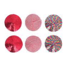 3 Pairs Round Rhinestone Nipple Covers Pasties for Parties Weddings