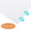 80Pcs Binder Skivor För Anteckningsblock Planner 8