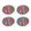 2x Round Sequin Nipple Covers Adhesive 3