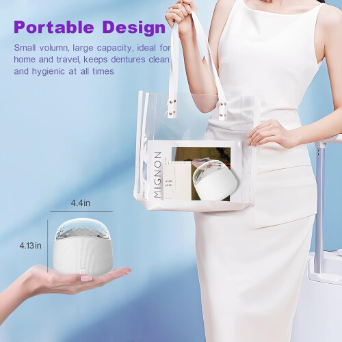 Ultrasonic Retainer Cleaner for Denture 42kHz 1