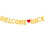 Glitter Gold Welcome Back Banner For Party 1