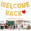 Glitter Gold Welcome Back Banner For Party 10