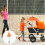 Babyvagn UV-Skydd BarnvagnsParaply VäderSkydd Sol 11
