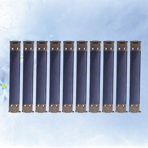100Pcs 10Cm Metall Flexramar Diy Växlingsklämmor Mörkgrön 2