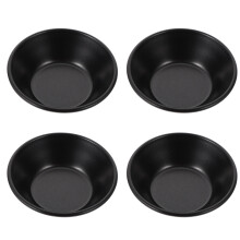 4 Mini Pajformar -Klistriga Brödformar (Svart)