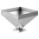 Stainless Steel Pyramidform Matrisform Köttform För Hem Kök 3