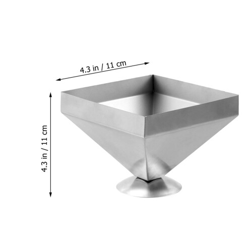 Stainless Steel Pyramidform Matrisform Köttform För Hem Kök 1