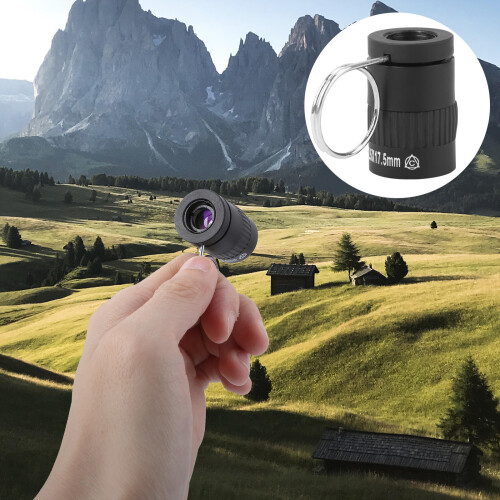 2.5X17.5 Mini Monokulärt Teleskop För Jaktskydd Svart 1