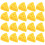 30Pièces Mini Fromage Frais Simulation Accessoires DIY Jaune Plastique 1