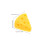 30Pièces Mini Fromage Frais Simulation Accessoires DIY Jaune Plastique 2