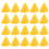 30Pièces Mini Fromage Frais Simulation Accessoires DIY Jaune Plastique 10
