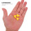 30Pièces Mini Fromage Frais Simulation Accessoires DIY Jaune Plastique 7