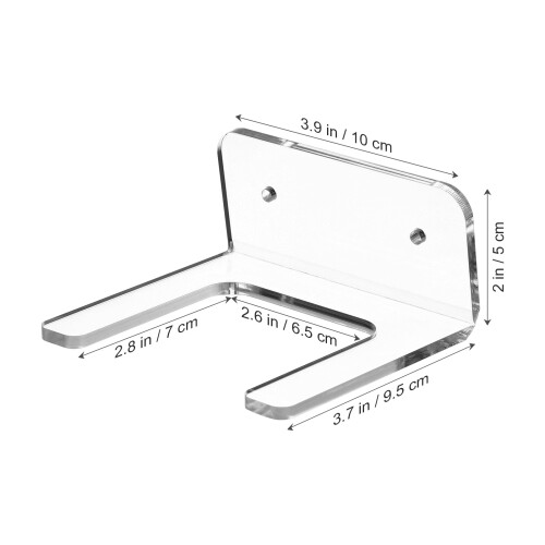 1 Set Gitarr Väggmonterad Akryl Krok Enkel Design Gitarr Hängare 1