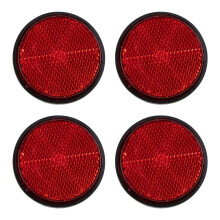 4Pcs Cykelreflektor Varningsreflektor Cykeltillbehör